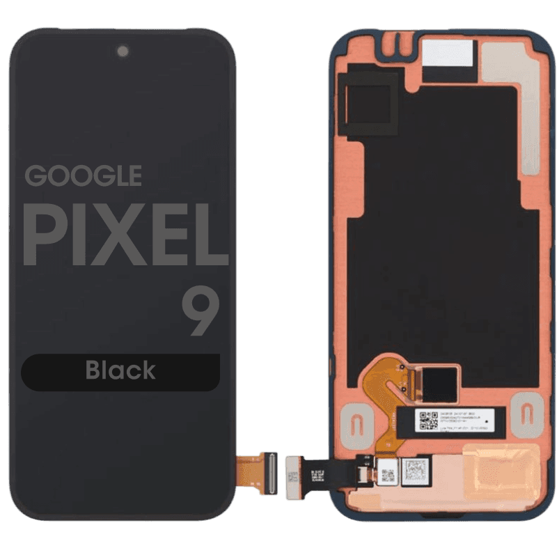 Premium - OLED Screen and Digitizer Assembly w/ Fingerprint Sensor w/ Frame for Google Pixel 9 (Black)