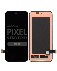 Refurbished - Outer OLED Screen and Digitizer Assembly for Google Pixel 9 Pro Fold (No Frame) (Black)