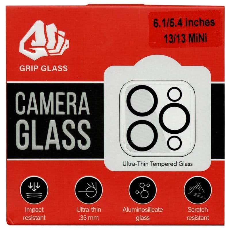 Grip Glass - Tempered Glass Camera Protector for iPhone 13 / 13 Mini