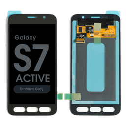 Refurbished - OLED Screen and Digitizer Assembly for Samsung Galaxy S7 Active (G891) (No Frame) (Titanium Gray)