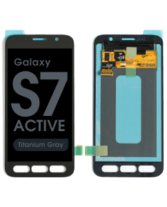 Refurbished - OLED Screen and Digitizer Assembly for Samsung Galaxy S7 Active (G891) (No Frame) (Titanium Gray)