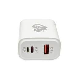 GRIP - 3-PORT PD USB-C / USB-A / USB-L Retractable Wall Plug (30W)