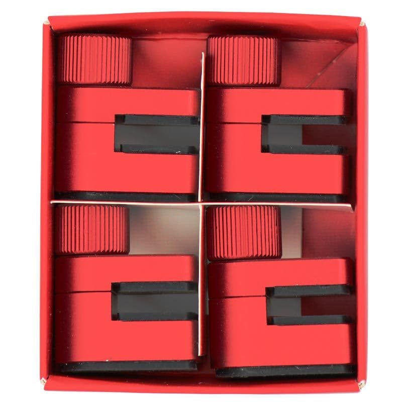(4 Pack) GRIP - Adjustable / Universal Phone / Tablet Clamps 
