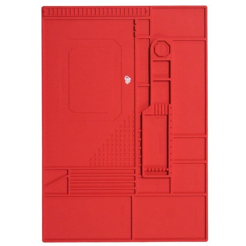 GRIP - Heat Resistant Insulated Rubber Work Mat (Large) (Red)