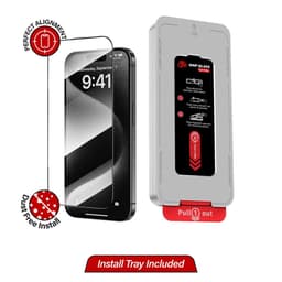 Grip Ultra - Tempered Glass Screen Protector for iPhone 15 Plus/16 Plus (2 Pack) (Privacy)
