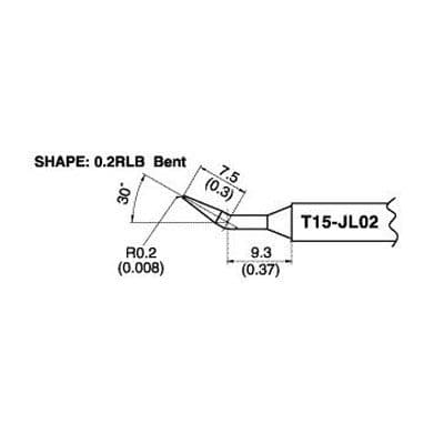 Hakko - T15-JL02 Bent Tip