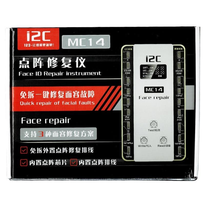i2C - MC14 Dot Matrix Free Split Activating Device from iPhone X to 14 Series
