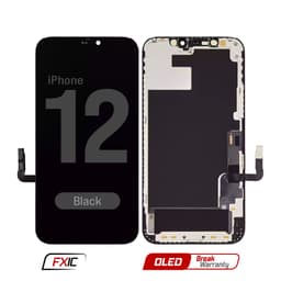 FX5 Soft OLED - Aftermarket OLED Screen Assembly for iPhone 12 / 12 Pro (Black) (IC Swappable)
