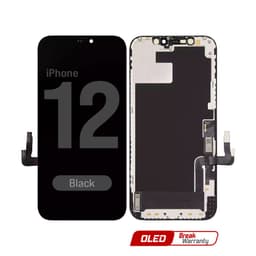 FX5 Hard OLED - Aftermarket OLED Screen Assembly for iPhone 12 / 12 Pro (Black)