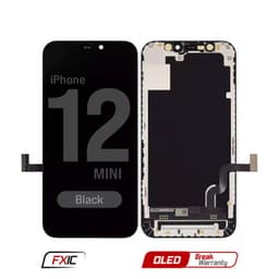 FX5 Hard OLED - Aftermarket OLED Screen Assembly for iPhone 12 Mini (Black)