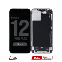 FX5 Hard OLED - Aftermarket OLED Screen Assembly for iPhone 12 Pro Max (Black)