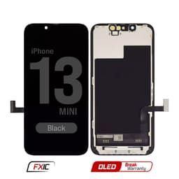 FX5 Soft OLED - Aftermarket OLED Screen Assembly for iPhone 13 Mini (Black) 