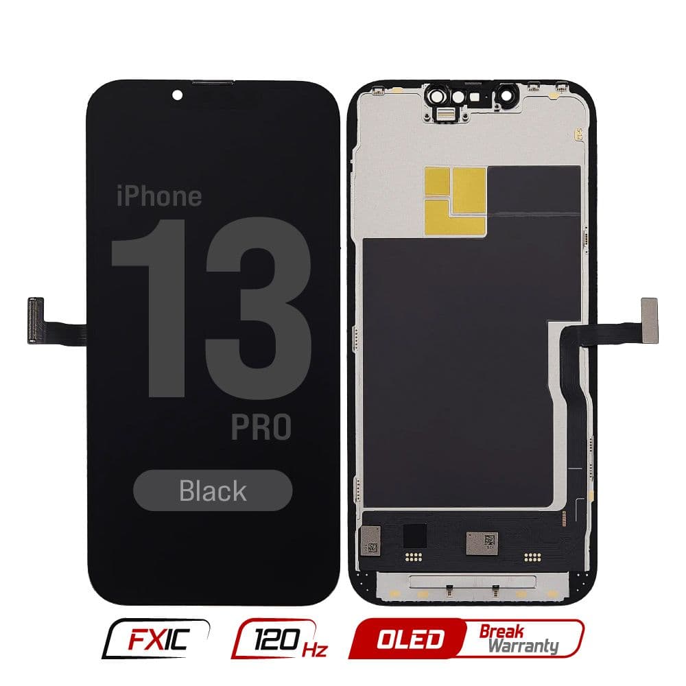 FX5 Soft OLED 120Hz - Aftermarket OLED Screen and Digitizer Assembly for iPhone 13 Pro (IC Swappable) (Black)