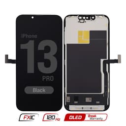 FX5 Soft OLED 120Hz - Aftermarket OLED Screen and Digitizer Assembly for iPhone 13 Pro (IC Swappable) (Black)