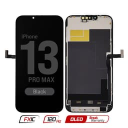 FX5 Soft OLED 120Hz - Aftermarket OLED Screen and Digitizer Assembly for iPhone 13 Pro Max (Black) (IC Swappable)