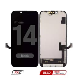 FX5 Soft OLED - Aftermarket OLED Screen Assembly for iPhone 14 (Black) (IC Swappable) 