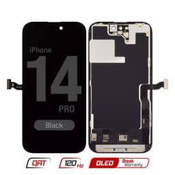 FX5 Soft OLED QRT - Aftermarket OLED Screen and Digitizer Assembly for iPhone 14 Pro (120Hz) (Quick Repair Technology) (Black)