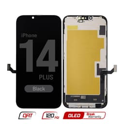 FX5 Soft OLED 120Hz QRT - Aftermarket OLED Screen and Digitizer Assembly for iPhone 14 Plus (Quick Repair Technology) (Black)