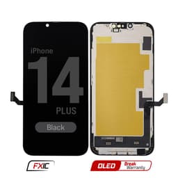 FX5 Soft OLED - Aftermarket OLED Screen and Digitizer Assembly for iPhone 14 Plus (Black) (IC Swappable)