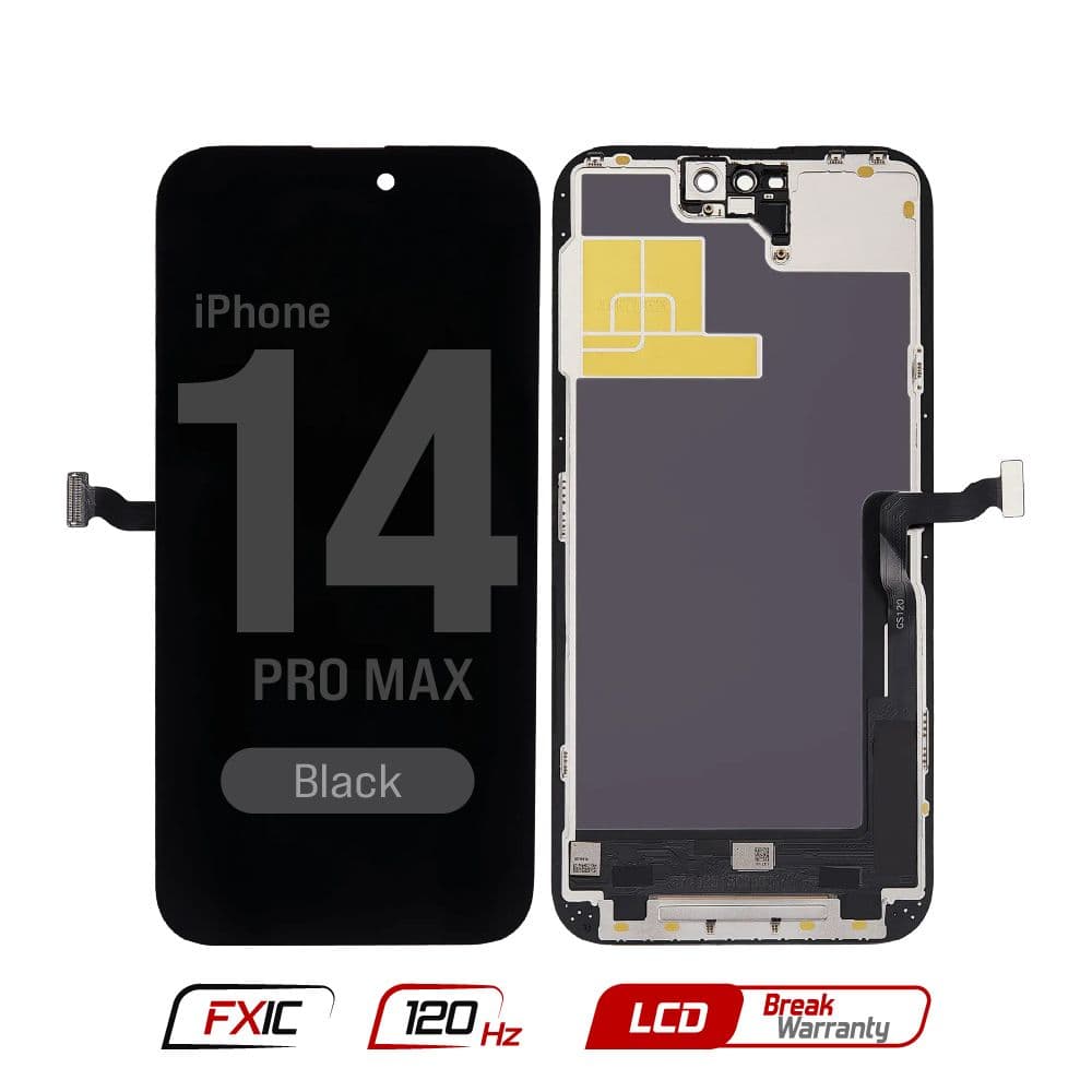 FX5 Incell 120Hz - Aftermarket LCD Screen and Digitizer Assembly for iPhone 14 Pro Max (Black) (IC Swappable)