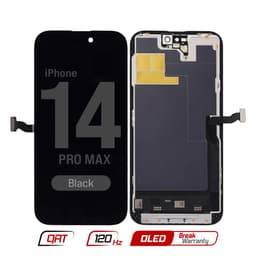 FX5 Soft OLED 120Hz QRT - Aftermarket OLED Screen and Digitizer Assembly for iPhone 14 Pro Max (Quick Repair Technology) (Black)