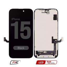 FX5 Incell - Aftermarket LCD Screen and Digitizer Assembly for iPhone 15 (Black) (IC Swappable)