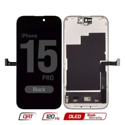 FX5 Soft OLED 120Hz QRT - Aftermarket OLED Screen and Digitizer Assembly for iPhone 15 Pro (Quick Repair Technology) (Black)
