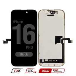 FX5 Soft OLED 120Hz - Aftermarket OLED Screen Assembly for iPhone 16 Pro (IC Swappable) (Black) 