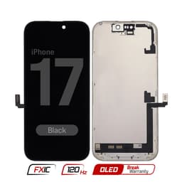 FX5 Soft OLED 120Hz - Aftermarket OLED Screen and Digitizer Assembly for iPhone 17 (Black) (IC Swappable) - Injured Gadgets