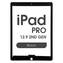 Aftermarket - Glass and Digitizer Touch Panel for iPad Pro 12.9 2nd Gen (Black)
