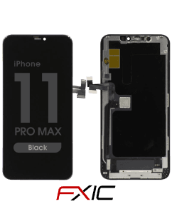Incell - Aftermarket LCD Screen Assembly for iPhone 11 Pro Max (FX IC Functionality Enabled) (Black) 