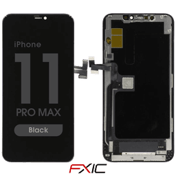 Incell - Aftermarket LCD Screen Assembly for iPhone 11 Pro Max (FX IC Functionality Enabled) (Black) 