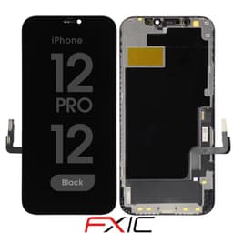 FX5 Soft OLED - Aftermarket OLED Screen Assembly for iPhone 12 / 12 Pro (Black)