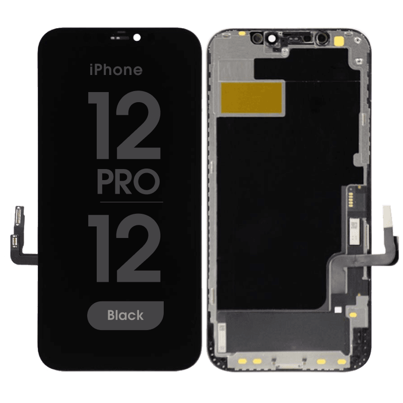 igCore - Aftermarket LCD Screen and Digitizer Assembly for iPhone 12 / 12 Pro (Black)