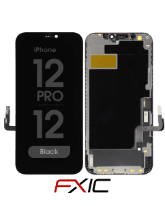 Incell - Aftermarket LCD Screen and Digitizer Assembly for iPhone 12 / 12 Pro (FX IC Functionality Enabled) (Black)