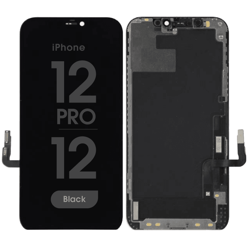 Incell - Aftermarket LCD Screen and Digitizer Assembly for iPhone 12 / 12 Pro (FX IC Functionality Enabled) (Black)