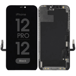 Incell - Aftermarket LCD Screen and Digitizer Assembly for iPhone 12 / 12 Pro (FX IC Functionality Enabled) (Black)