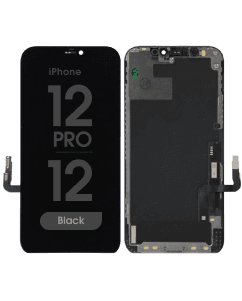 Premium Refurbished - OLED Screen Assembly for iPhone 12 / 12 Pro (Black)