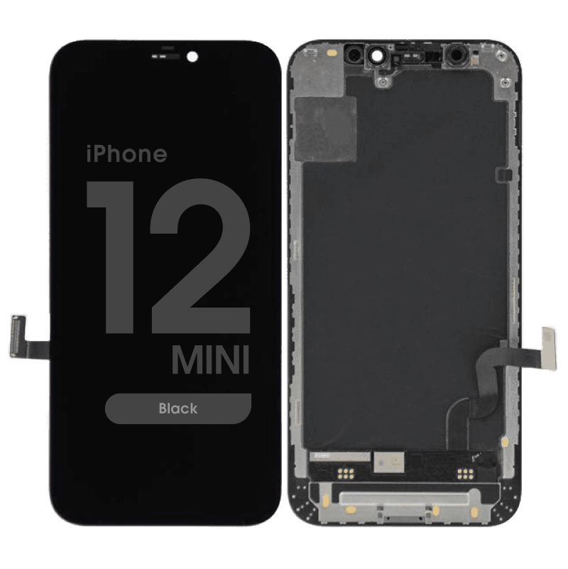 Hard OLED - Aftermarket OLED Screen and Digitizer Assembly for iPhone 12 Mini (Black)