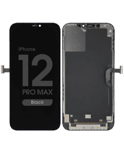FX5 Hard OLED - Aftermarket LCD Screen and Digitizer Assembly for iPhone 12 Pro Max (Black)