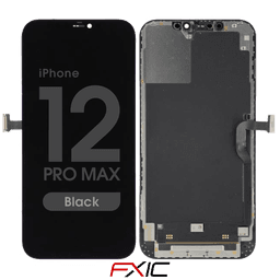 FX5 Soft OLED - Aftermarket OLED Screen and Digitizer Assembly for iPhone 12 Pro Max (Black)