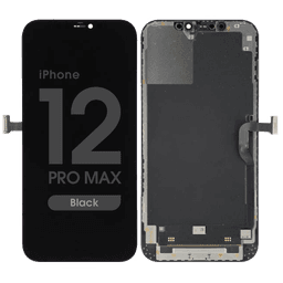 FX5 Hard OLED - Aftermarket LCD Screen and Digitizer Assembly for iPhone 12 Pro Max (Black)