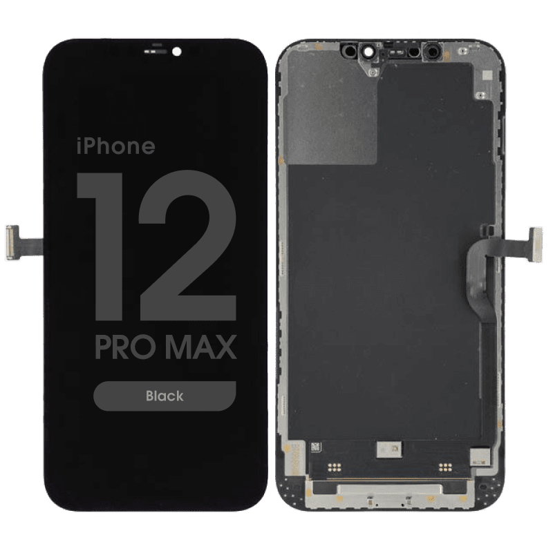 IG3 - Aftermarket LCD Screen and Digitizer Assembly for iPhone 12 Pro Max (Black)