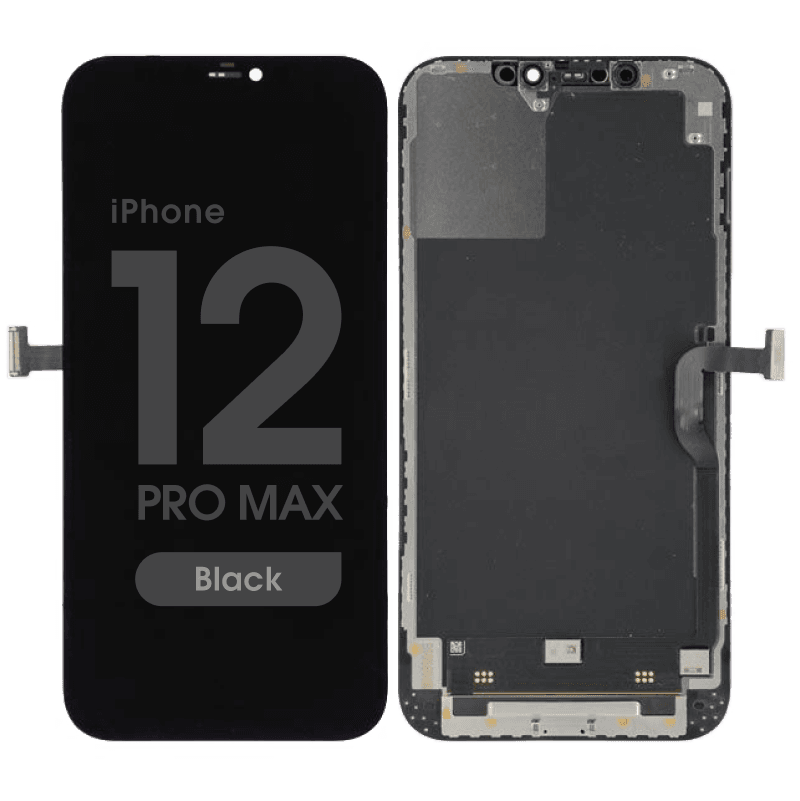 Incell - Aftermarket LCD Screen and Digitizer Assembly for iPhone 12 Pro Max (Black)