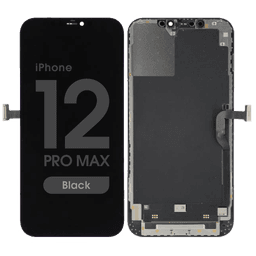 Incell - Aftermarket LCD Screen and Digitizer Assembly for iPhone 12 Pro Max (Black)