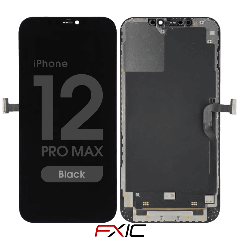 Incell - Aftermarket LCD Screen and Digitizer Assembly for iPhone 12 Pro Max (Black)