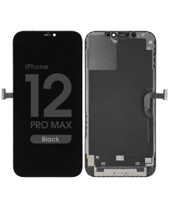 IG3 - Aftermarket LCD Screen and Digitizer Assembly for iPhone 12 Pro Max (Black)