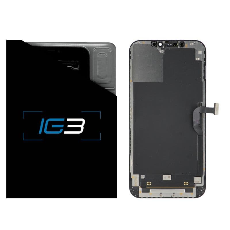 IG3 - Aftermarket LCD Screen and Digitizer Assembly for iPhone 12 Pro Max (Black)