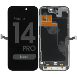 FX5 Incell Quick Repair Technology (QRT) - Aftermarket LCD Screen and Digitizer Assembly for iPhone 14 Pro (No Repair Messages) (Black)