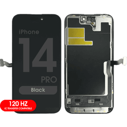FX5 Soft OLED 120Hz - Aftermarket OLED Screen and Digitizer Assembly for iPhone 14 Pro (Black) (IC Swappable)